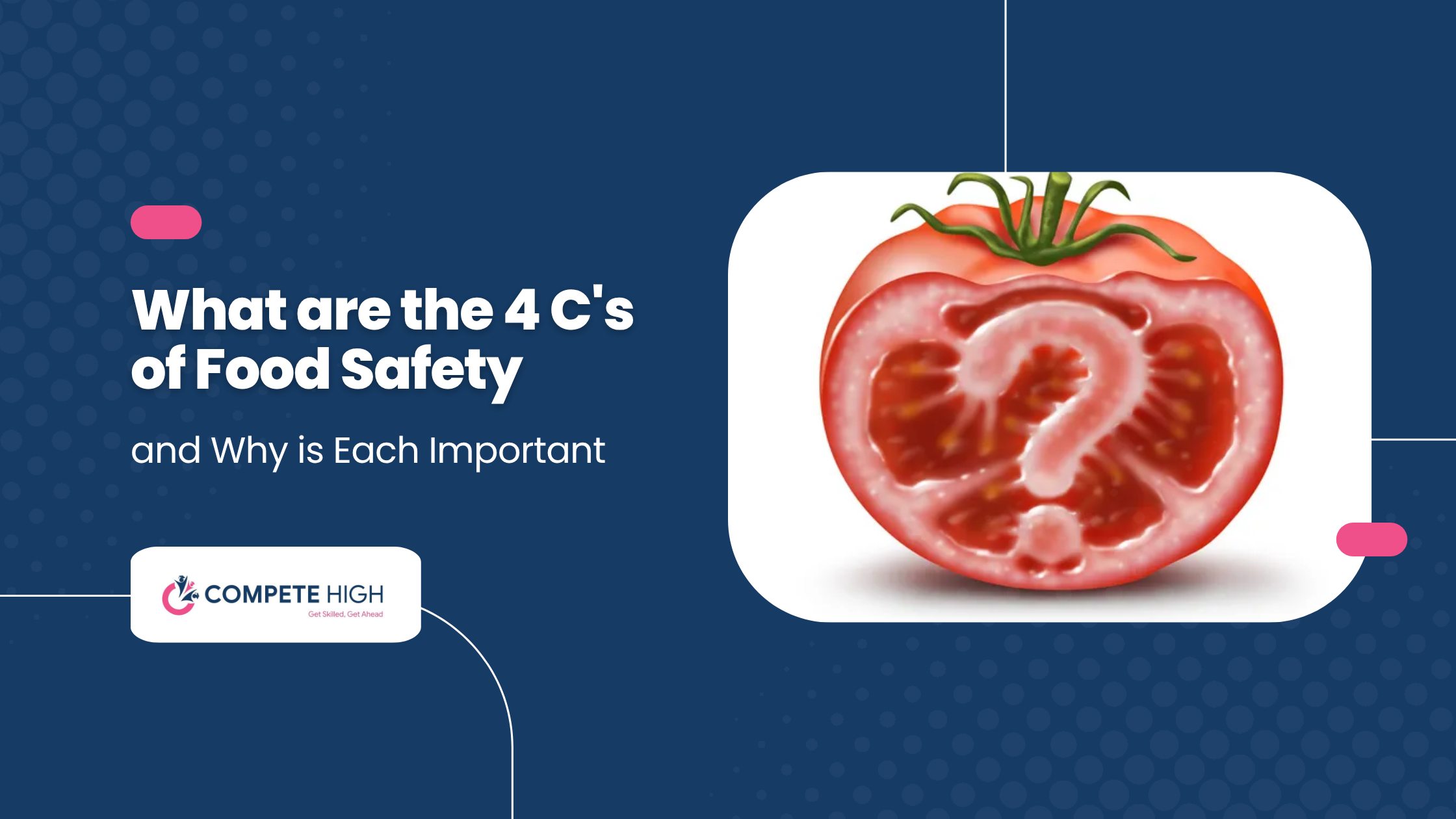 What are the 4 C's of Food Safety